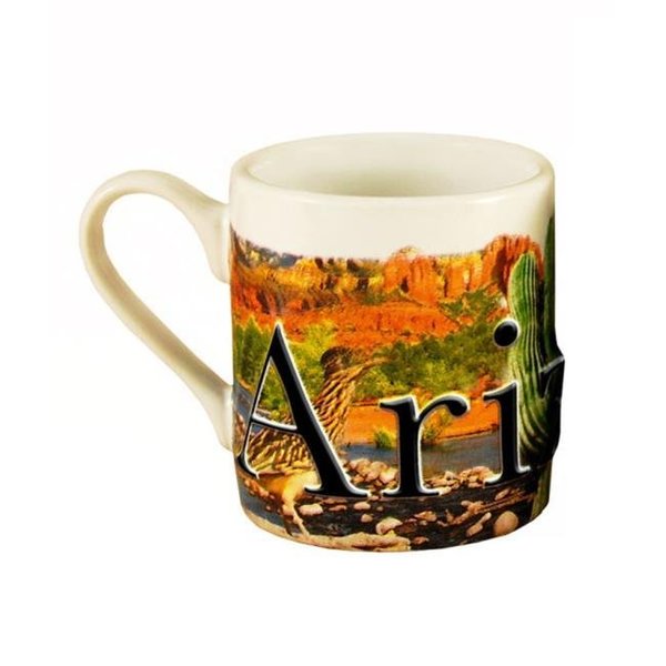 Americaware Americaware MMARI03 Arizona Full Color Relief Mini Mug MMARI03